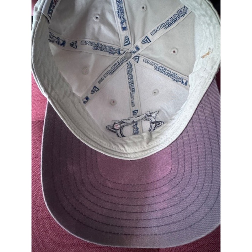 RARE MFG mistake World Series Champions 2000 Hat Mens No Yankee patch/markings - Picture 5 of 5